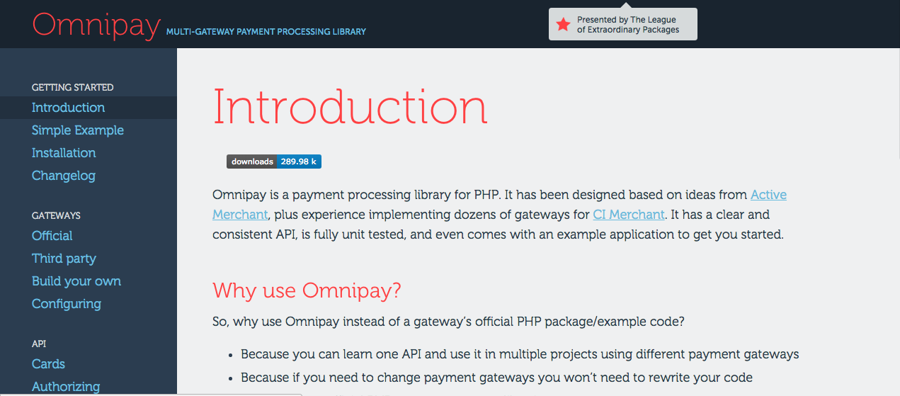 Thư viện Omnipay PHP